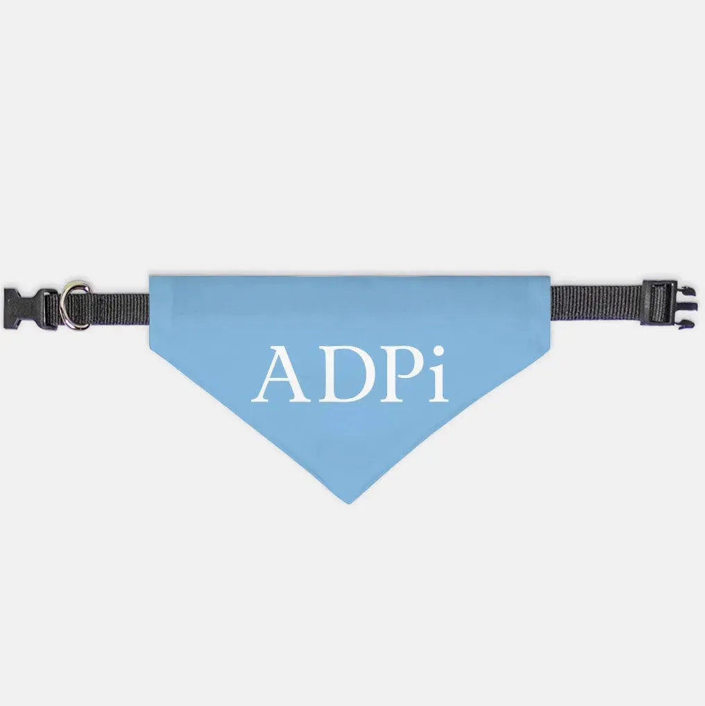 ADPi Pet Bandana Adelphean Blue Medium Pet Bandanas