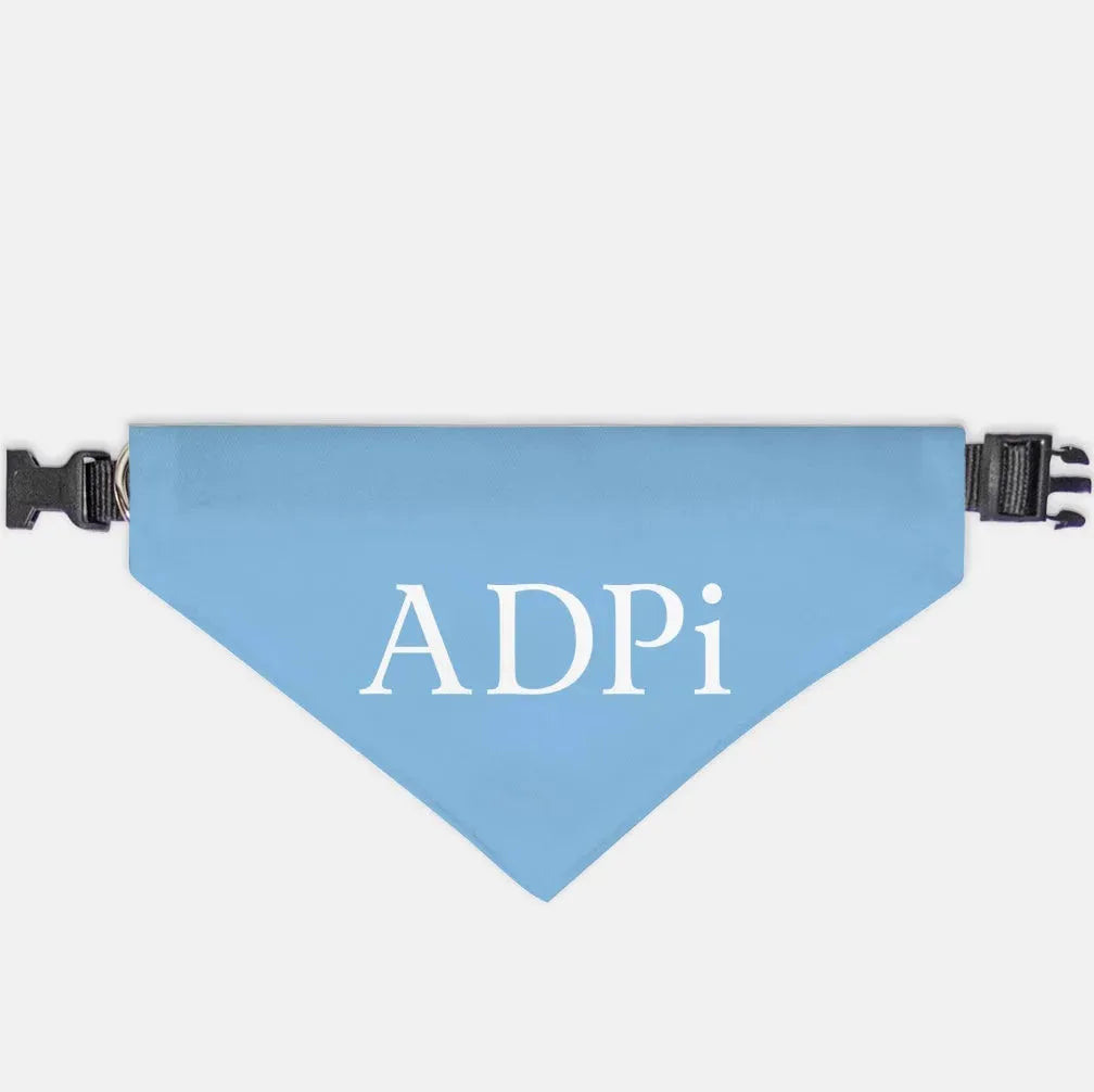 ADPi Pet Bandana Adelphean Blue XL Pet Bandanas