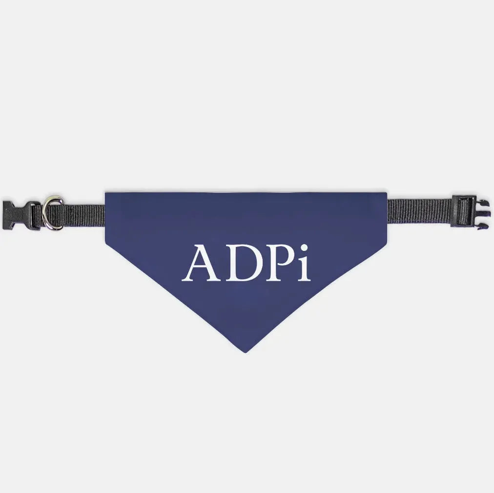ADPi Pet Bandana Midnight Medium Pet Bandanas