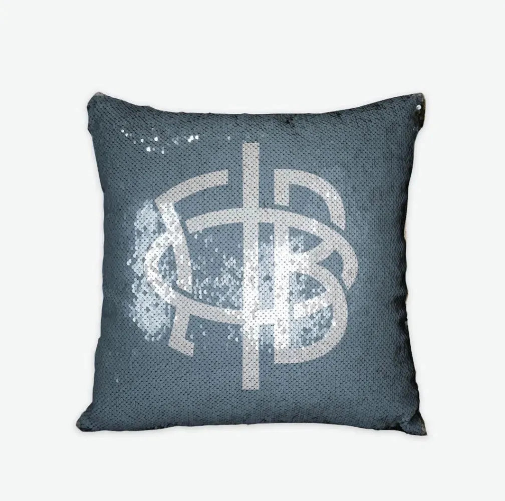 Gamma Phi Beta Sequin Pillow Cover - Greek Letters Pillow Covers