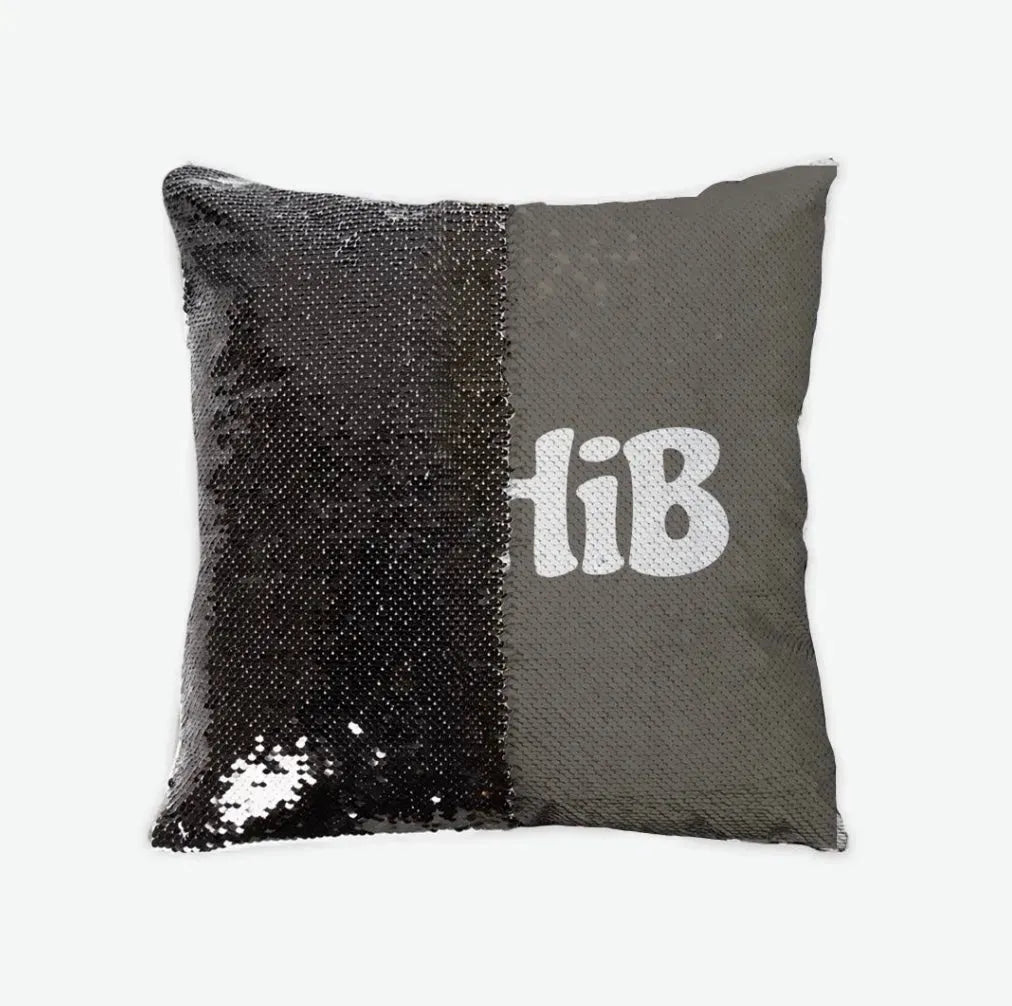 GPhiB Sequin Pillow Cover Brownstone Black Pillow Covers