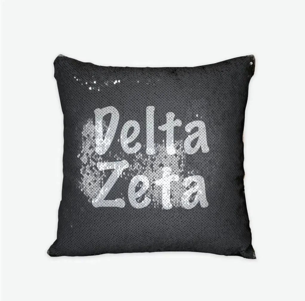 Delta Zeta Sequin Pillow Cover Pillow Covers
