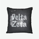 Delta Zeta Sequin Pillow Cover | DZ Big Little Gifts | Dorm Decor