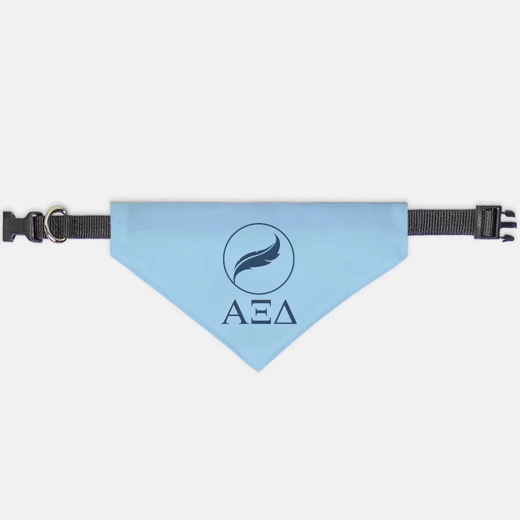 Alpha Xi Delta Pet Bandana - Quill | Official Gift Shop | Custom Accessories