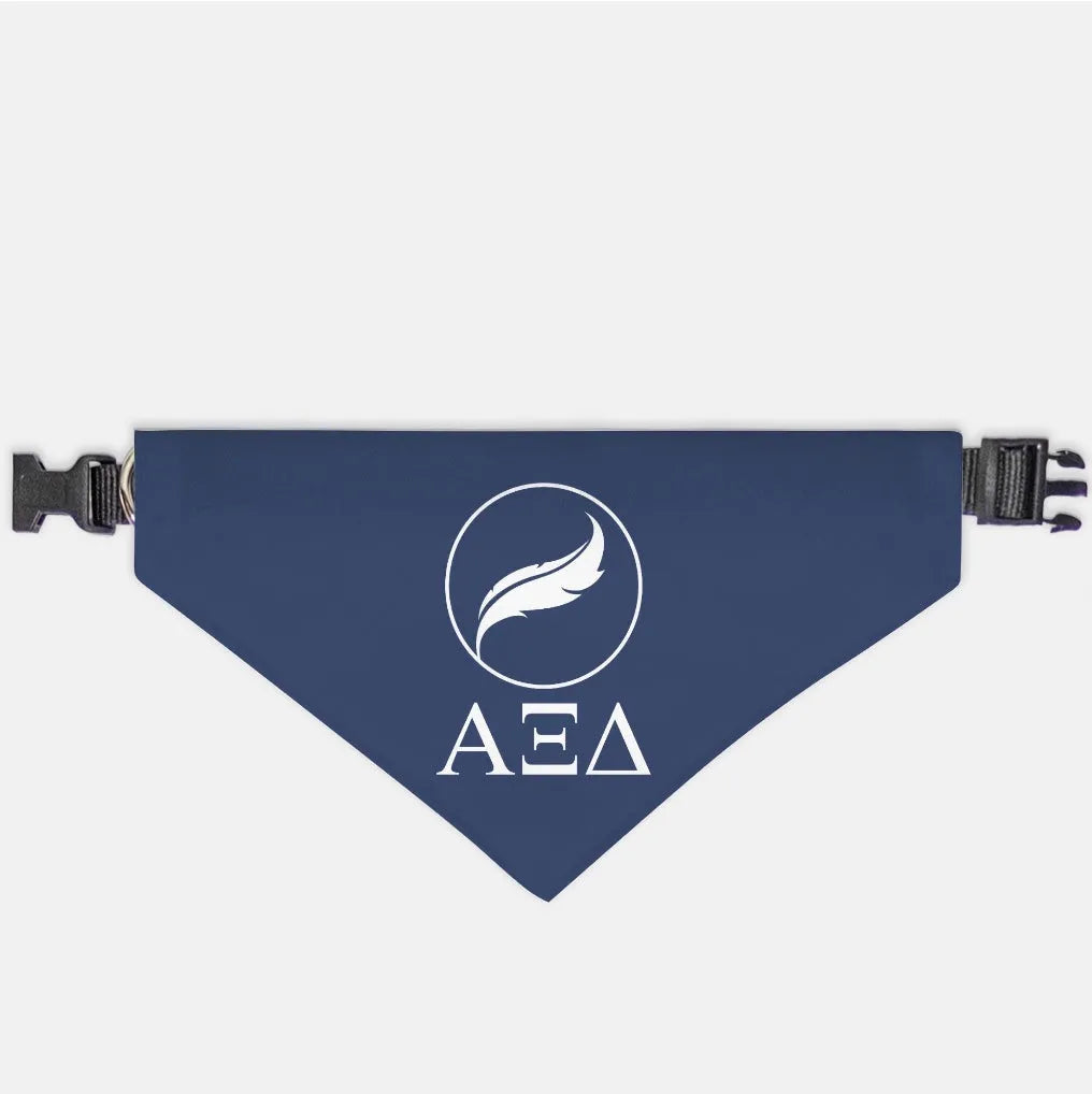 Alpha Xi Delta Pet Bandana - Quill | Official Gift Shop | Custom Accessories