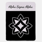 Alpha Sigma Alpha Blanket 60"x80"  Wide Band | Gifts | Dorm Decor