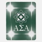 Alpha Sigma Alpha Blanket - Flashing Lights - 60"x80" | Custom Gifts | Festive Fit Home