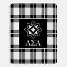 Alpha Sigma Alpha Plaid Sherpa Blanket - 60"x80" | Official Gift Shop