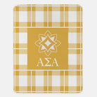 Alpha Sigma Alpha Plaid Sherpa Blanket - 60"x80" | Official Gift Shop