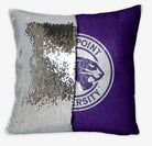 High Point University Panther Seal Sequin Reversible Pillow Cover