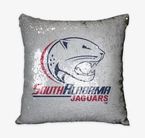 University of South Alabama Jaguar Sequin Pillow Cover Pillow Covers