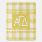 Alpha Gamma Delta XL 60x80 Plaid Sherpa Throw Blanket  | AGD Gifts & Decor