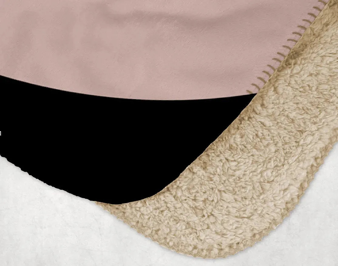 Alpha Sigma Alpha XL 60x80 Sherpa Throw Blanket - Dot the Ladybug Throw Blankets