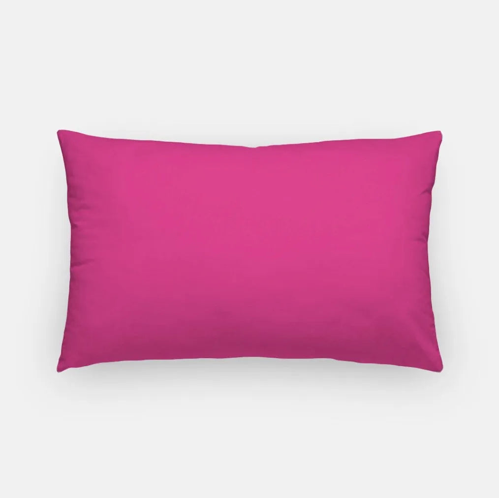 Zeta Tau Alpha Think Pink Lumbar Pillow Cover | Gifts and Dorm Decor | Official Merchandise