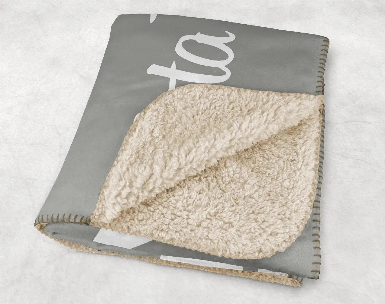 Zeta Tau Alpha XL 60x80 Sherpa Throw Blanket Throw Blankets