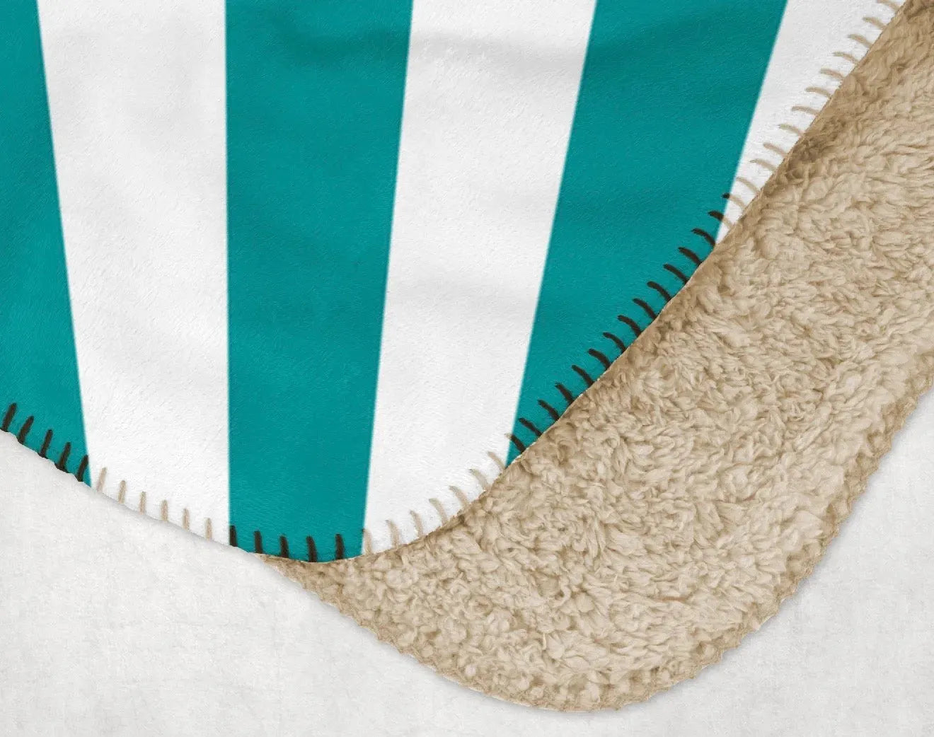 Zeta Tau Alpha XL 60x80 Sherpa Blanket - Crest Starburst Throw Blankets