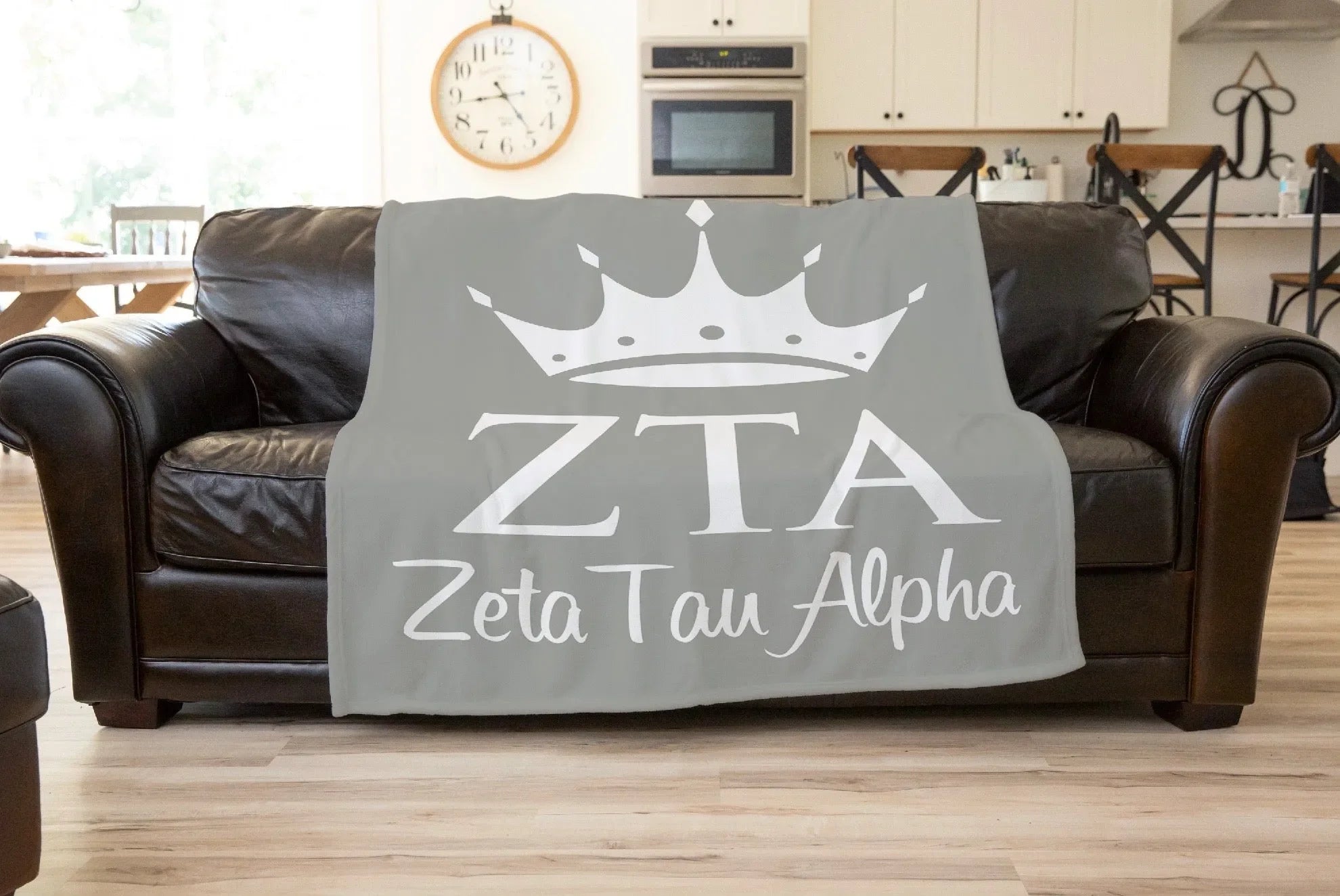 Zeta Tau Alpha XL 60x80 Sherpa Throw Blanket | ZTA Big & Little Gifts