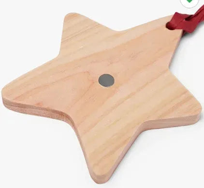 Delta Zeta Wood Christmas Ornaments / Magnets (Set of 3) Holiday Ornaments