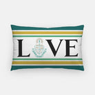 Alpha Sigma Tau Lumbar Pillow Cover - LOVE | Official Merchandise | Custom Gifts