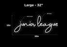 Junior League Script LED Neon Sign w/ Dimmer