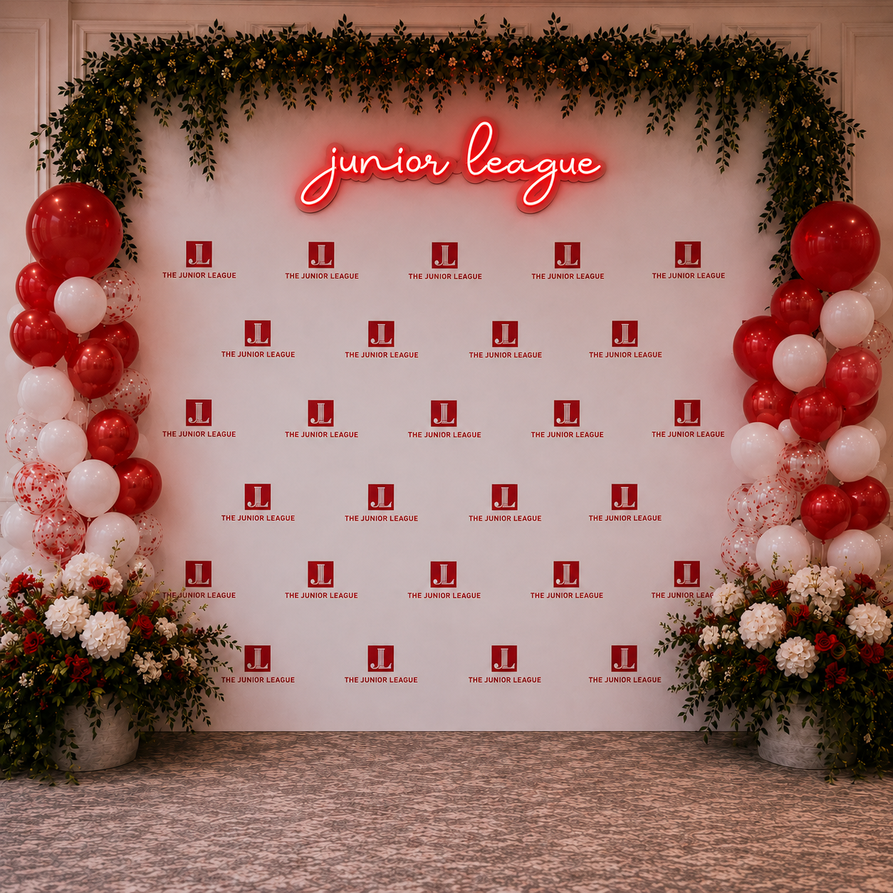 Junior League Script LED Neon Sign w/ Dimmer