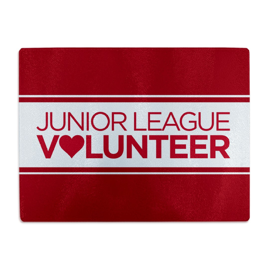 Junior League Volunteer Tempered Glass Cutting Board
