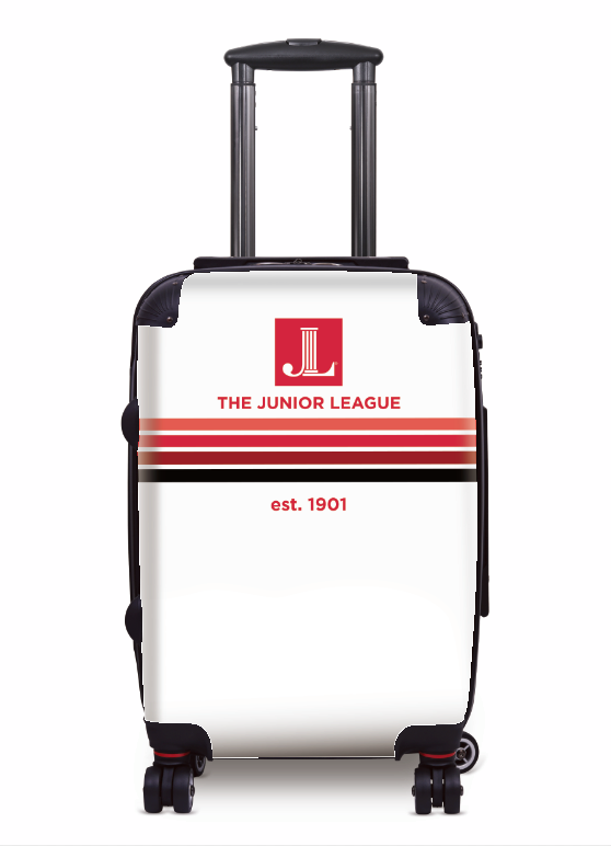 Junior League 20" Carry-on Suitcase - Preppy Stripes Front