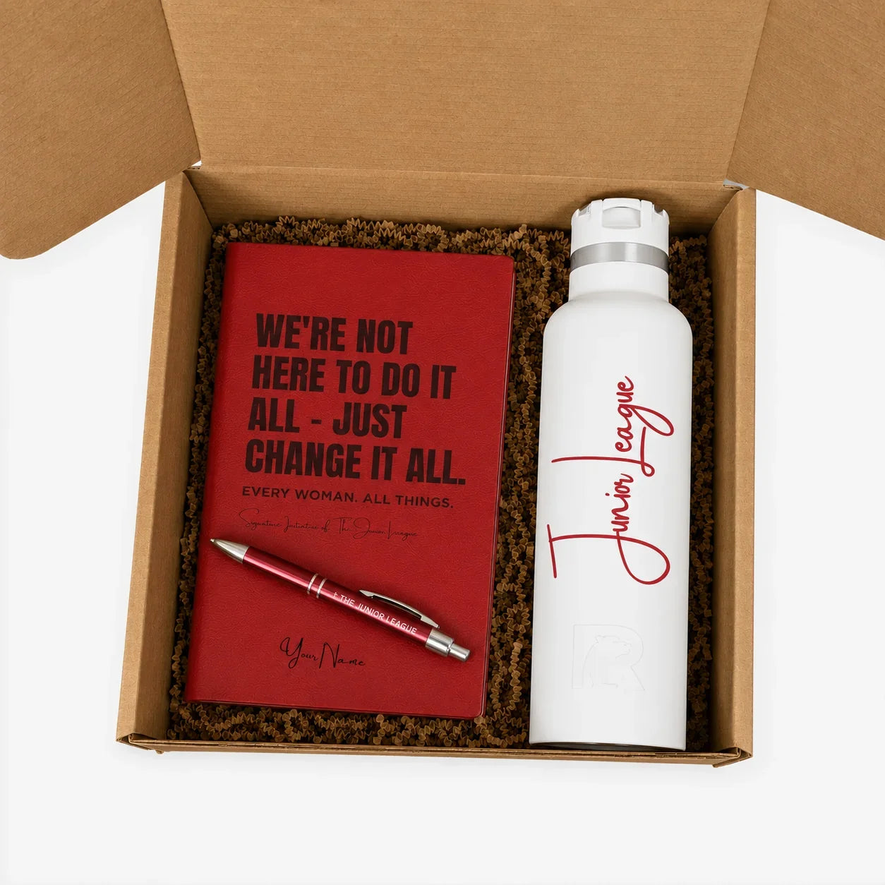 Junior League Journal & Water Bottle Bundle - Every Woman. All Things.