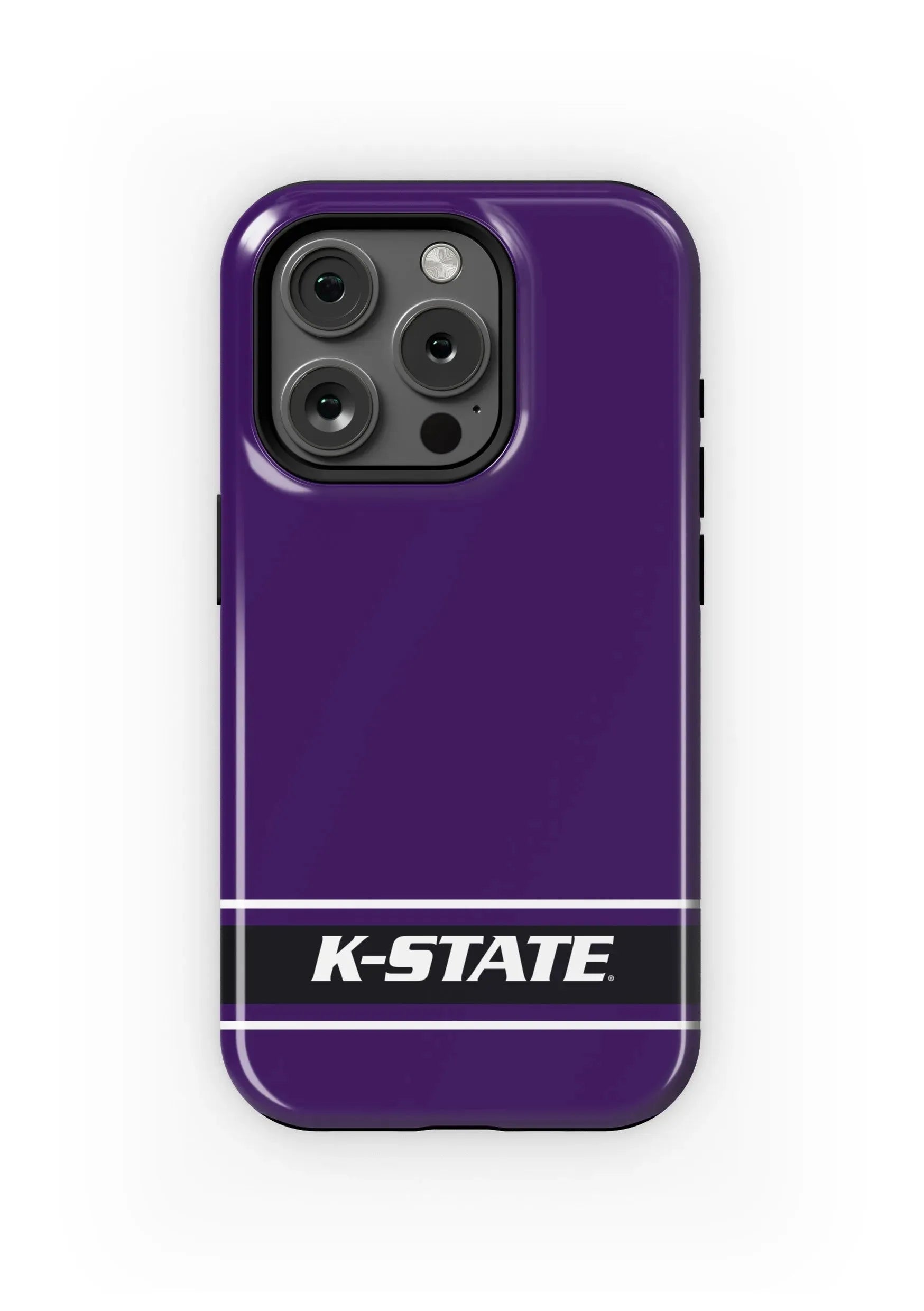 Kansas State University iPhone 16, 15, 14, 13 Mobile Phone Case - Purple Gloss Mobile Phone Cases