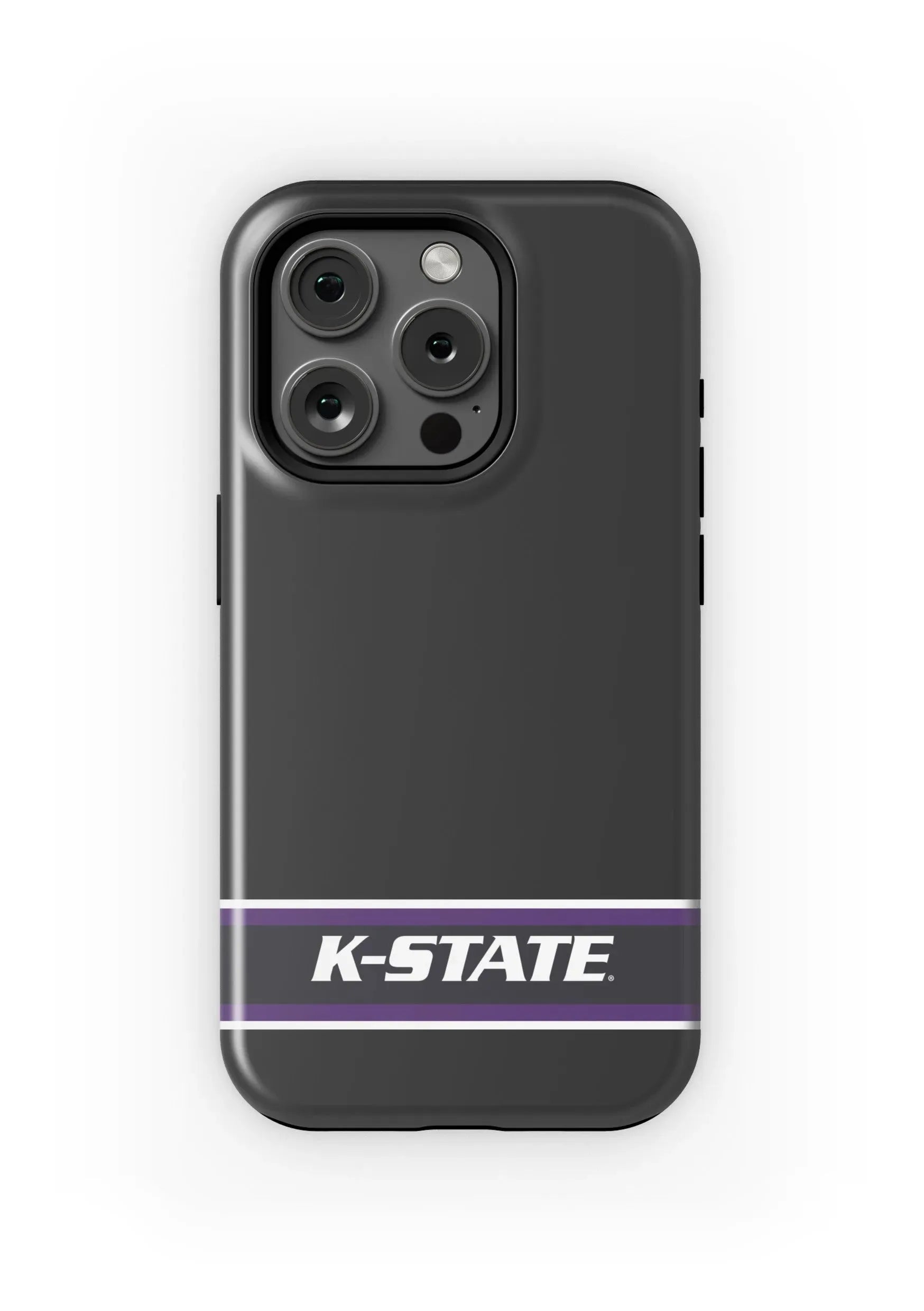 Kansas State University iPhone 16, 15, 14, 13 Mobile Phone Case - Black Matte Mobile Phone Cases