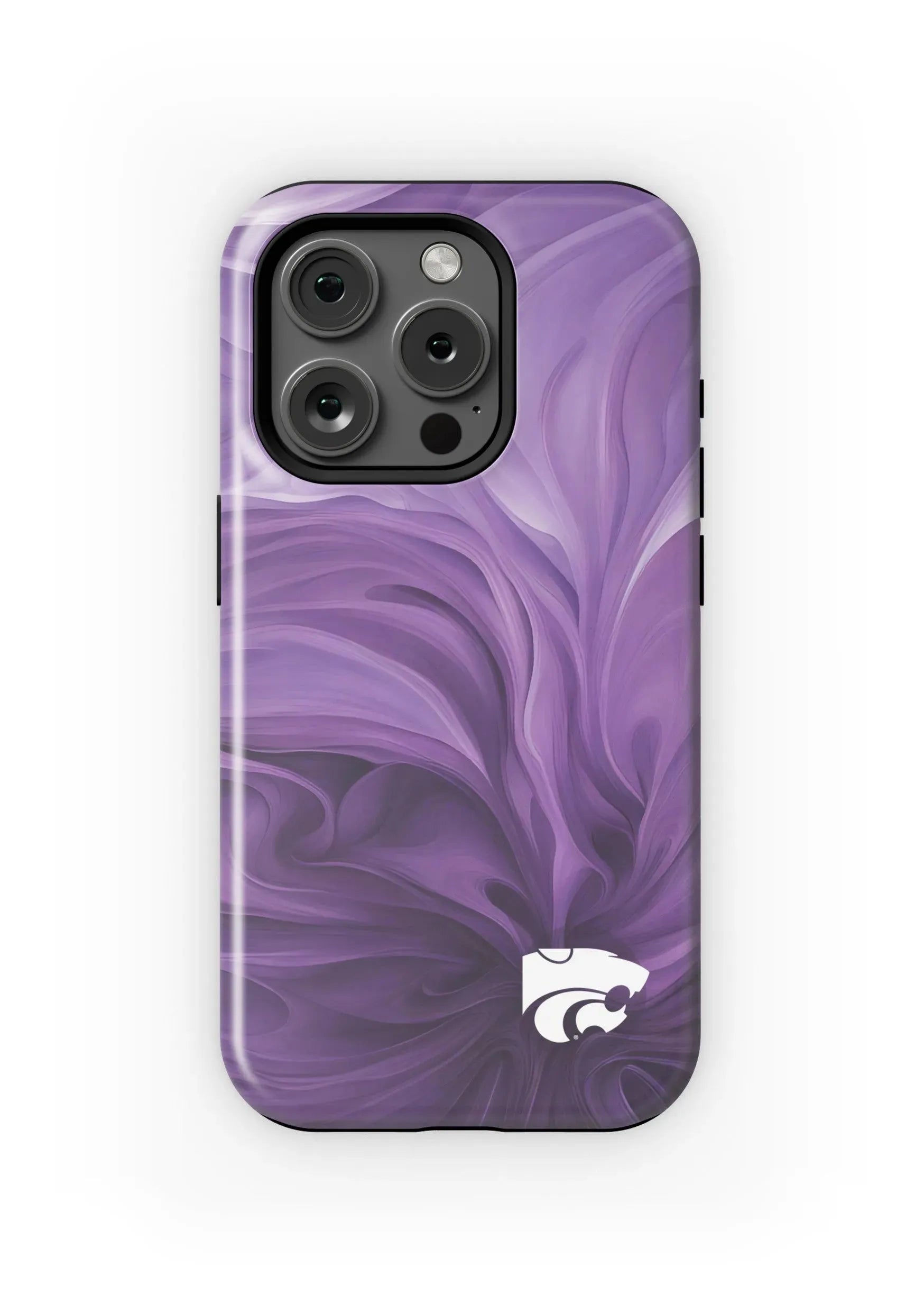 Kansas State University iPhone 16 15, 14, 13 Mobile Phone Case - Swirl Matte Mobile Phone Cases