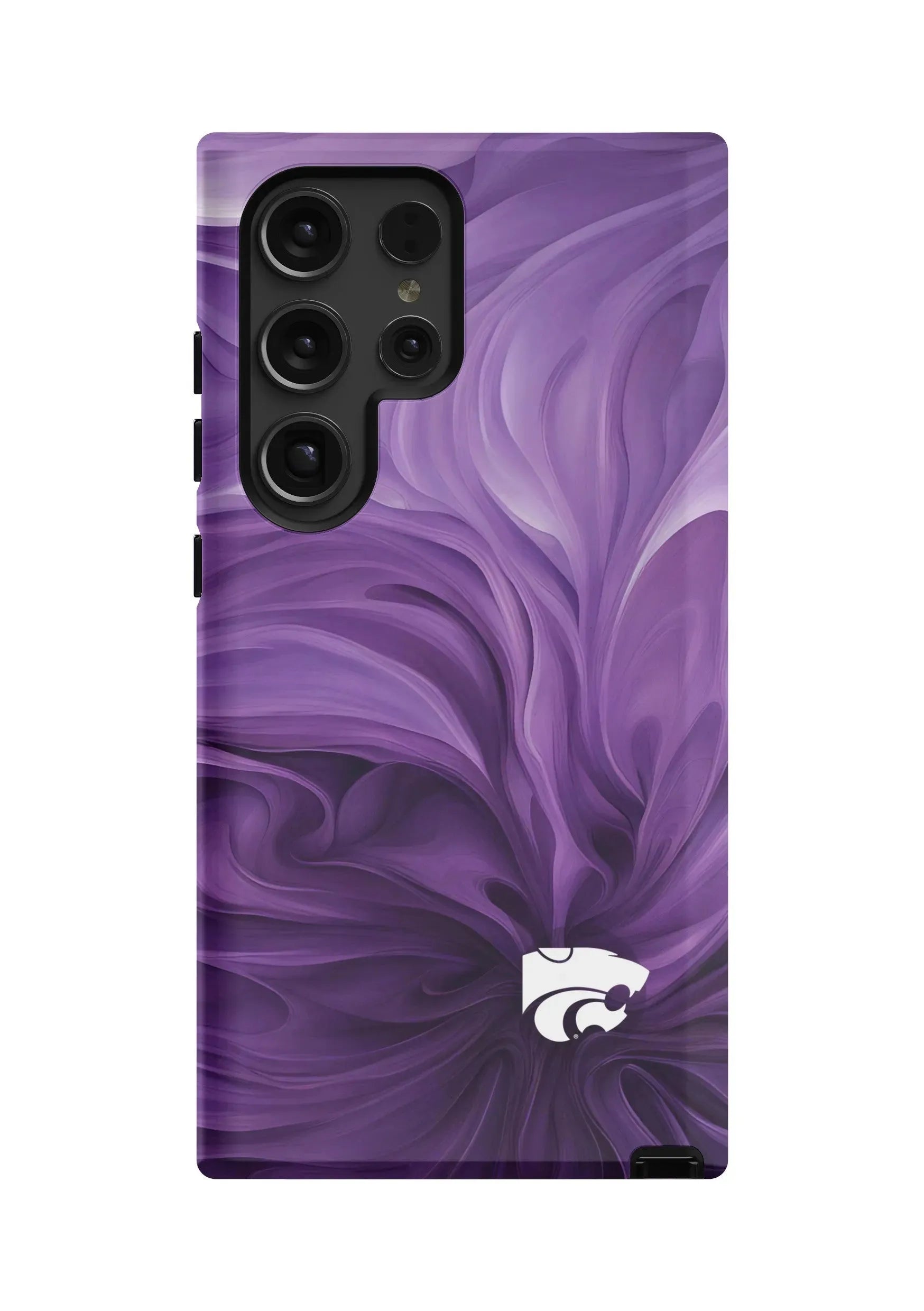 Kansas State University Samsung Galaxy 24, 23 Mobile Phone Case - Swirl Gloss Mobile Phone Cases