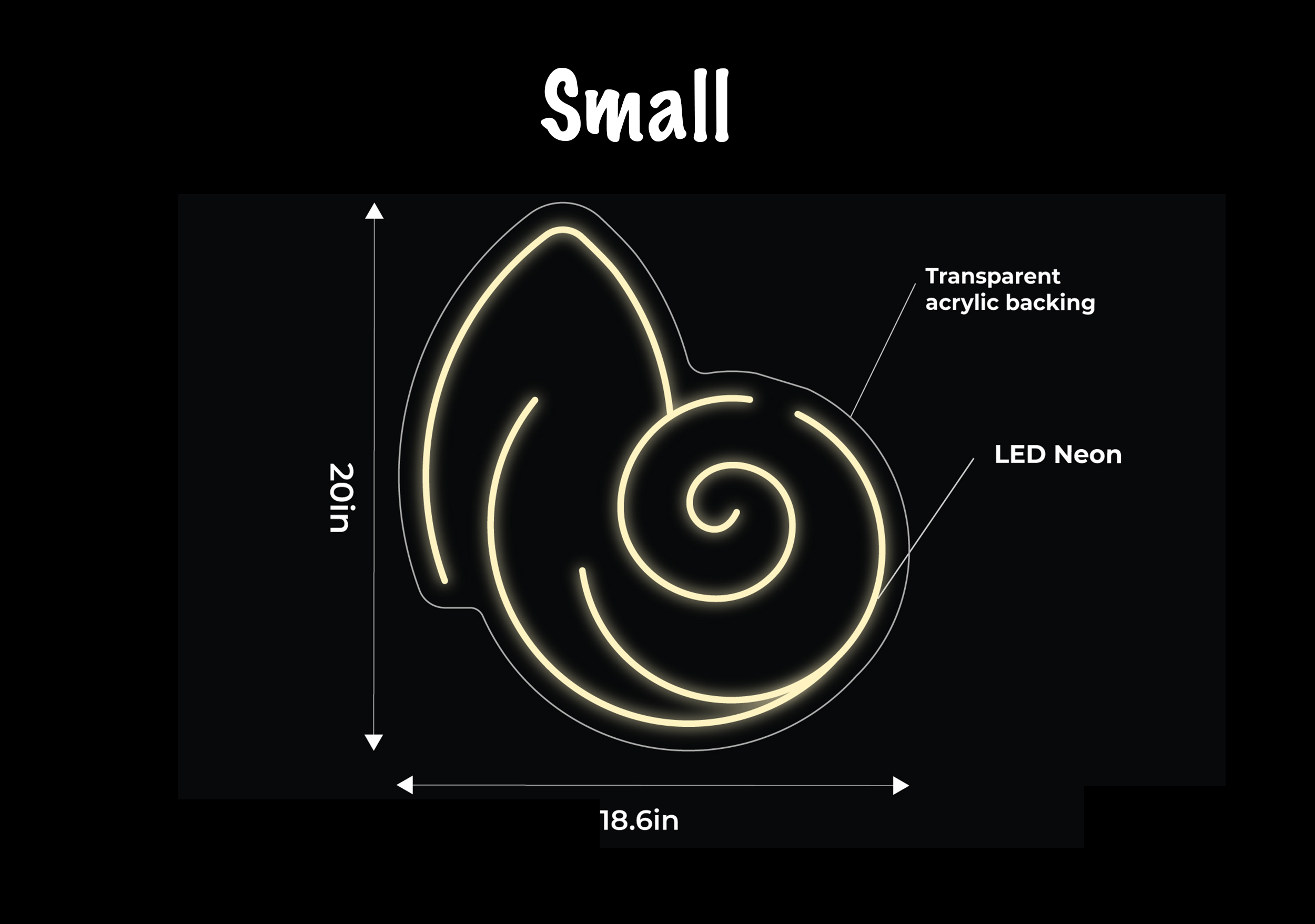 Kappa Delta Nautilus Icon LED Neon Sign w/ Dimmer | Kaydee Gifts