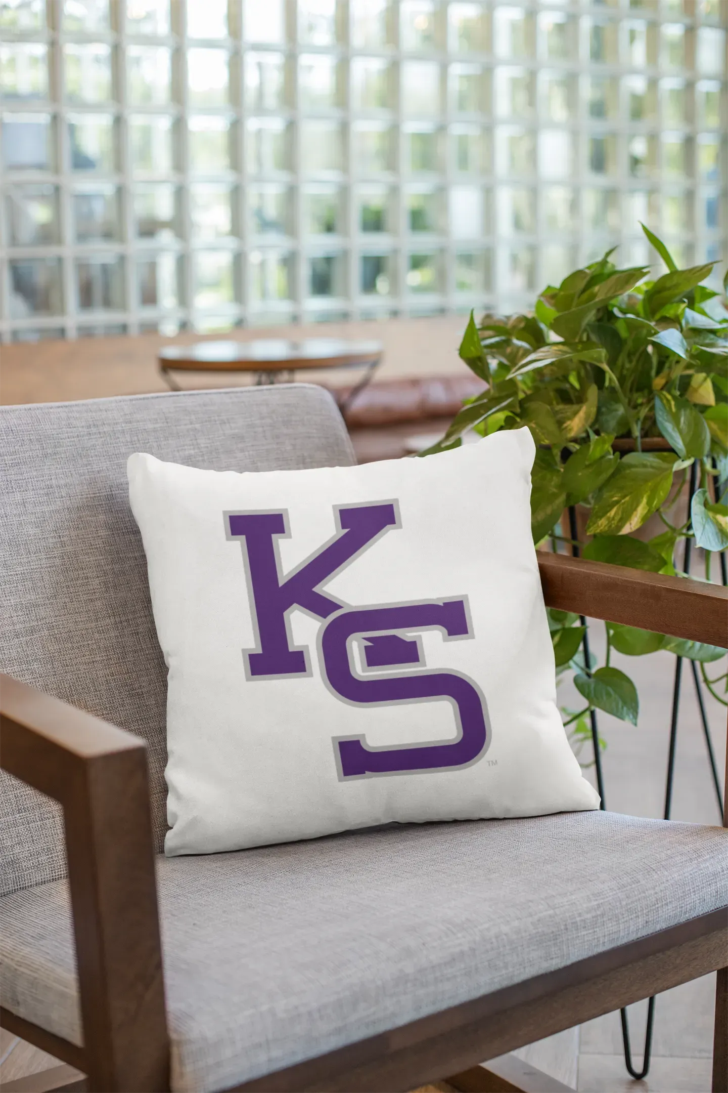 Kansas State KS Logo Pillow Cover 18" Pillow Covers