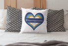 Kappa Kappa Gamma Throw Pillow Cover  Heart 18" | Official Merchandise