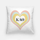 Kappa Alpha Theta 18" Heart Throw Pillow