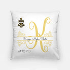 Kappa Alpha Theta 18" Monogram Throw Pillow