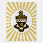 Kappa Alpha Theta XL 60x80 Sherpa Throw Blanket - Coat of Arms Throw Blankets