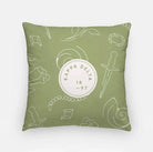 Kappa Delta 18" Throw Pillow - KD Icon Pattern Olive