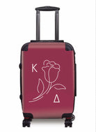 Kappa Delta Carry-on Suitcase - Rose Icon Suitcases
