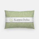 Kappa Delta Icons Lumbar Pillow