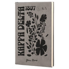 Kappa Delta Personalized Leatherette Notebook Journal - Retro Floral