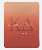 Kappa Delta XL 60x80 Sherpa Throw Blanket - Ombre Clay