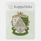 Kappa Delta XL 60x80 Sherpa Throw Blanket - Wide Band Crest