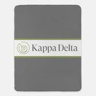 Kappa Delta XL Traditional 60x80 Sherpa Throw Blanket Throw Blankets