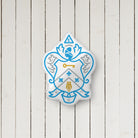Kappa Kappa Gamma Crest Custom-Shape Throw Pillow Campus Greek Fit