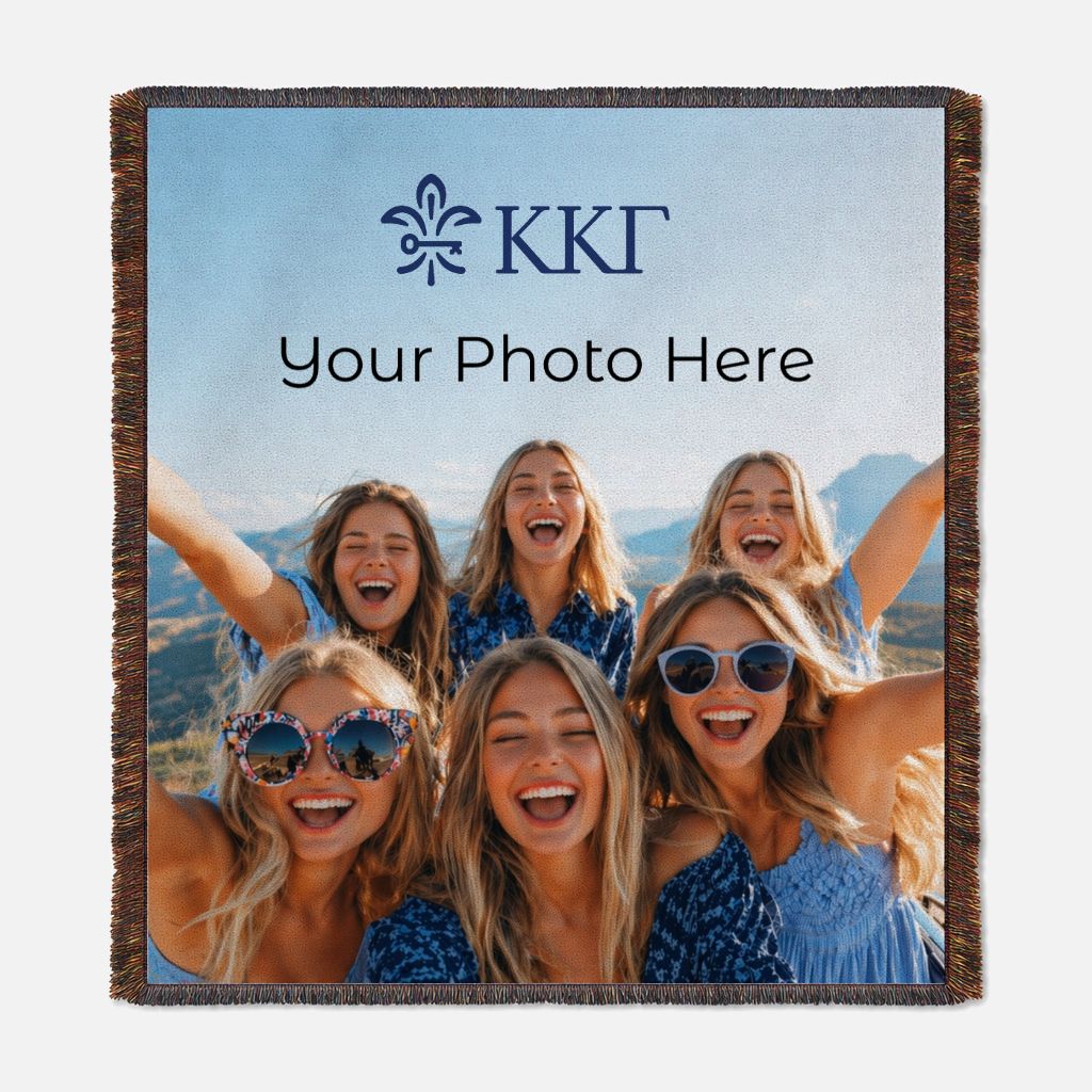 Alpha Xi Delta Woven Personalized Woven Forever Moments Tapestry