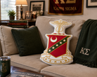 Kappa Sigma Crest Custom-shape Throw Pillow | K-Sig Gifts