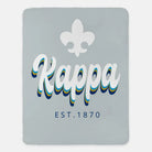 Kappa XL 60x80 Retro Sherpa Blanket Throw Blankets