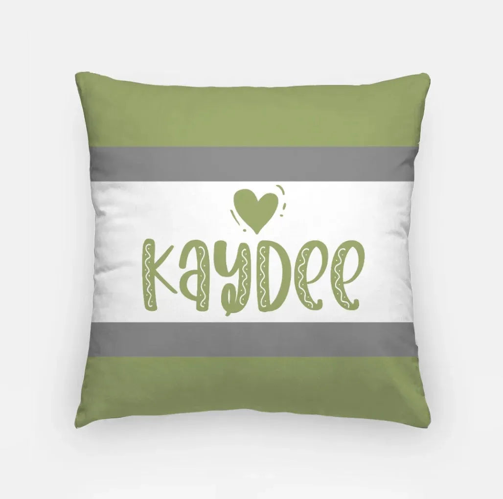 Kaydee 18" Striped Throw Pillow